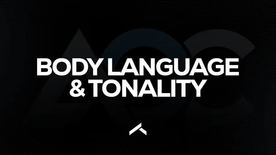 Body Language & Tonality module